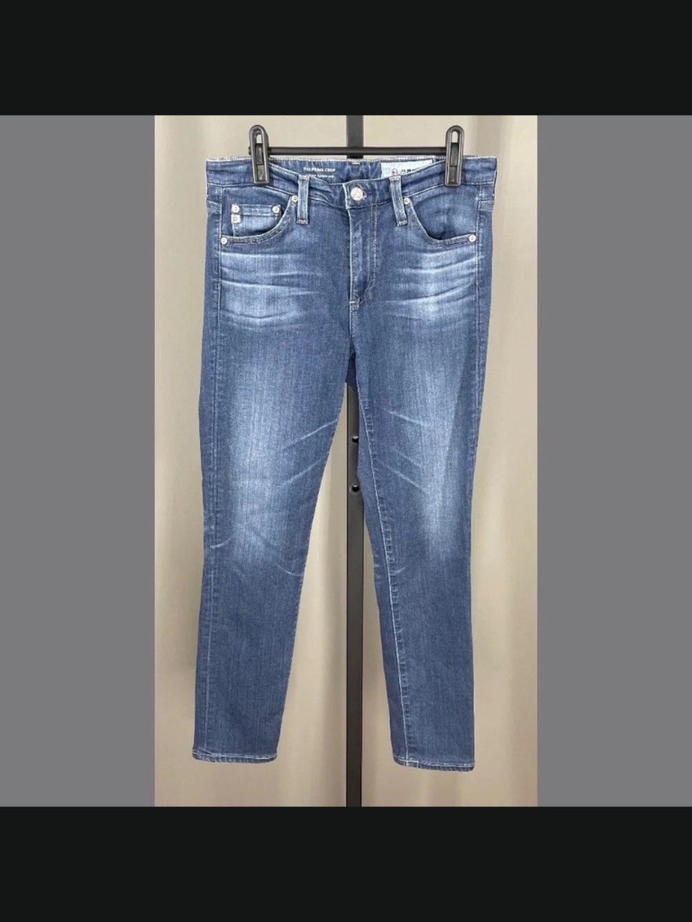 Adriano Goldschmied Jeans Womens 27 blue denim prima crop skinny designer casual